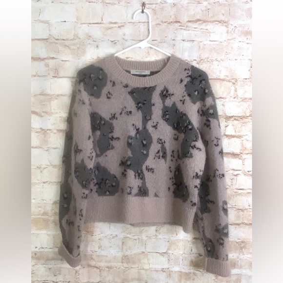 All Saints Asko Camo Jumper Sweater Size Small - Picture 3 of 3